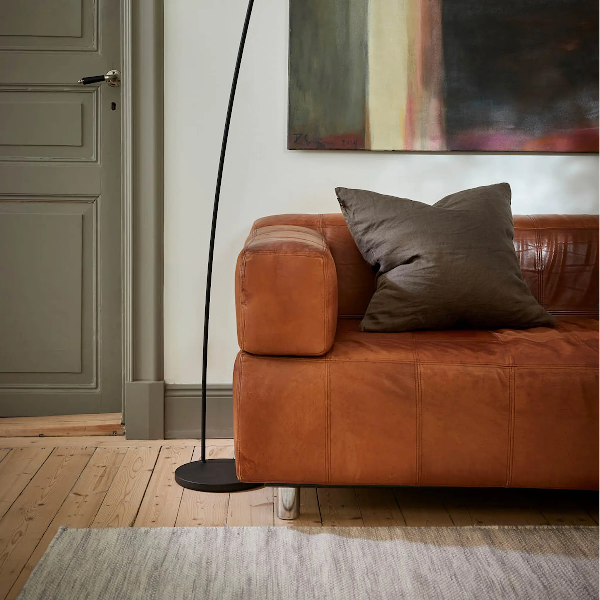 Himla Sunshine kuddfodral linne 50x50 cm coffee