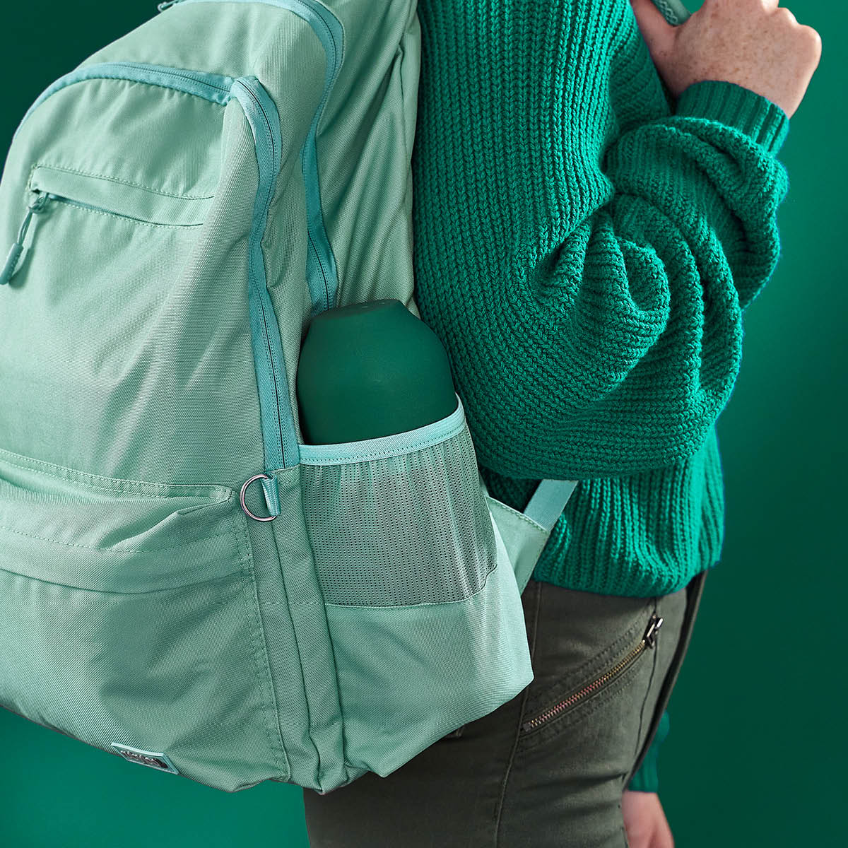 ION8 Luma termosflaska med kopp 0,7 L grön