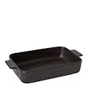 Ugnsform porslin 37x22 cm svart