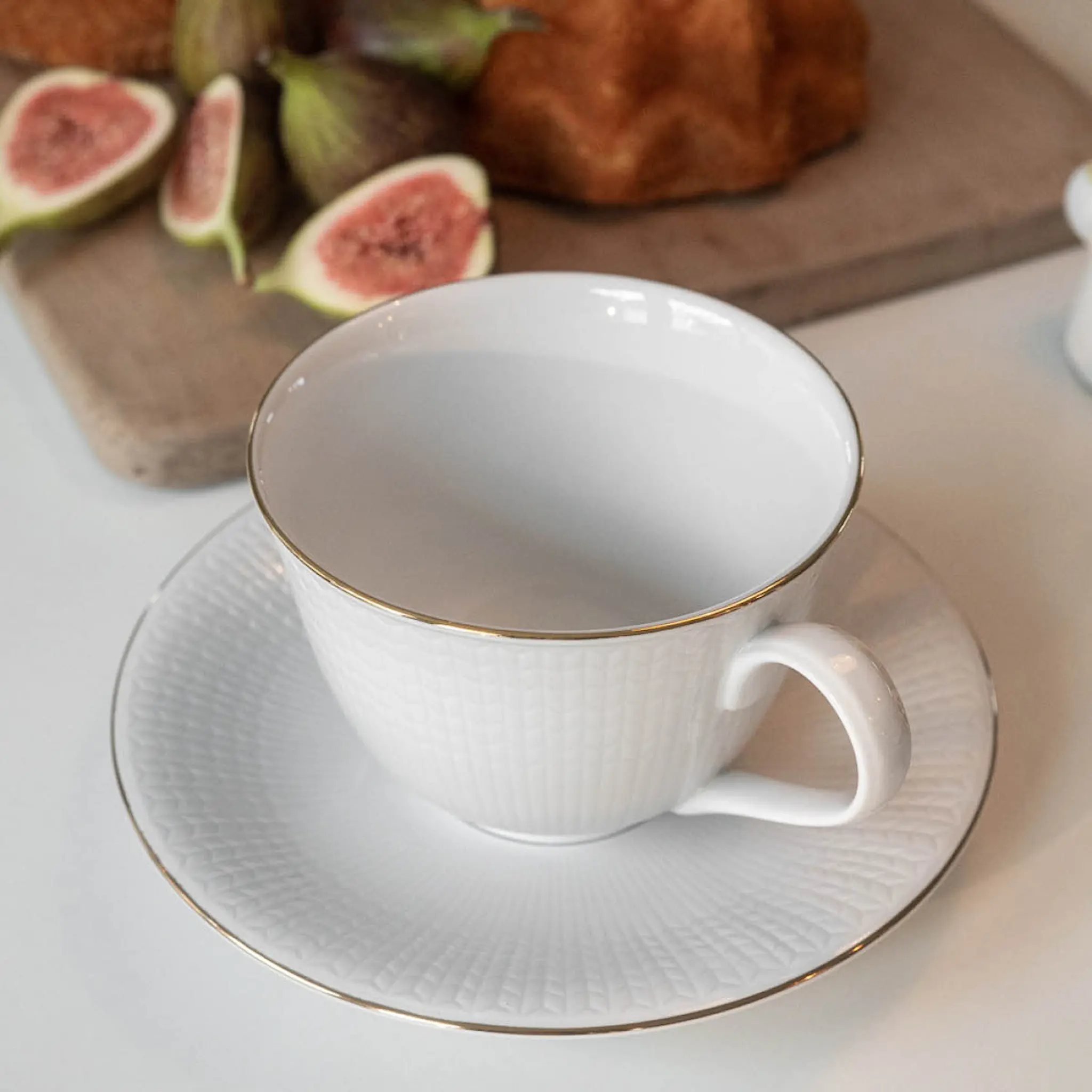 Rörstrand Swedish Grace Gala tekopp 45 cl med fat