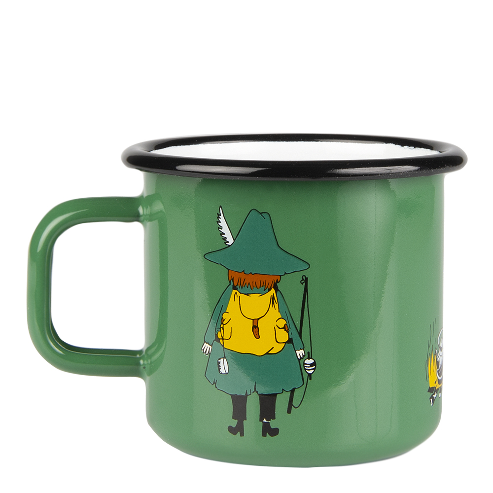 Muurla Muumi Emalimuki Nuuskamuikkunen 3,7 dl Vihreä