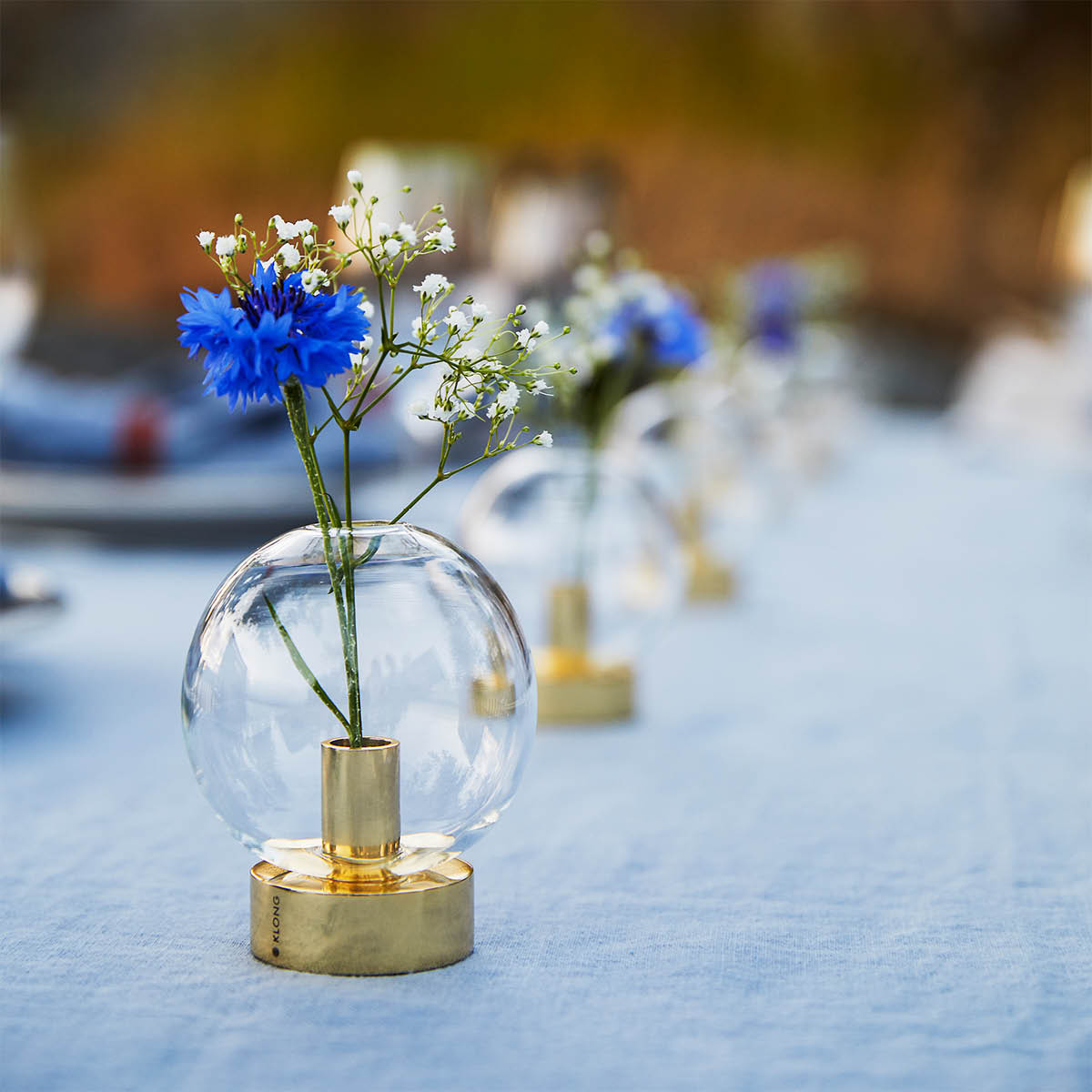 Klong Orbis Maljakko 8x7 cm Lasi/Messinki