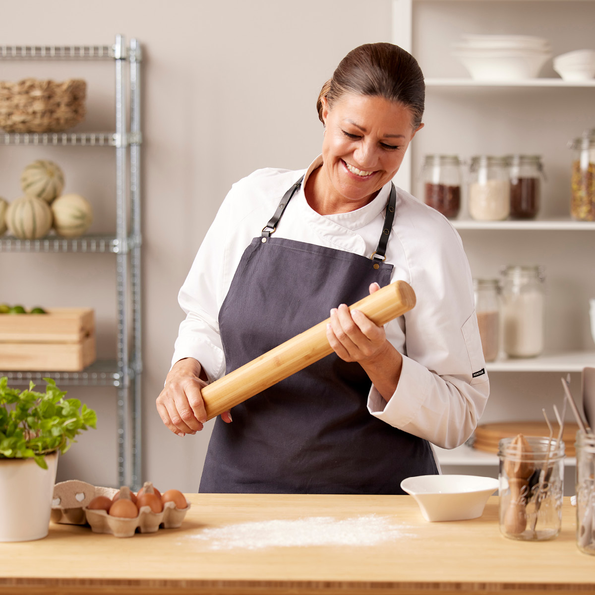 Blomsterberg Kaulin 51 cm Bambu