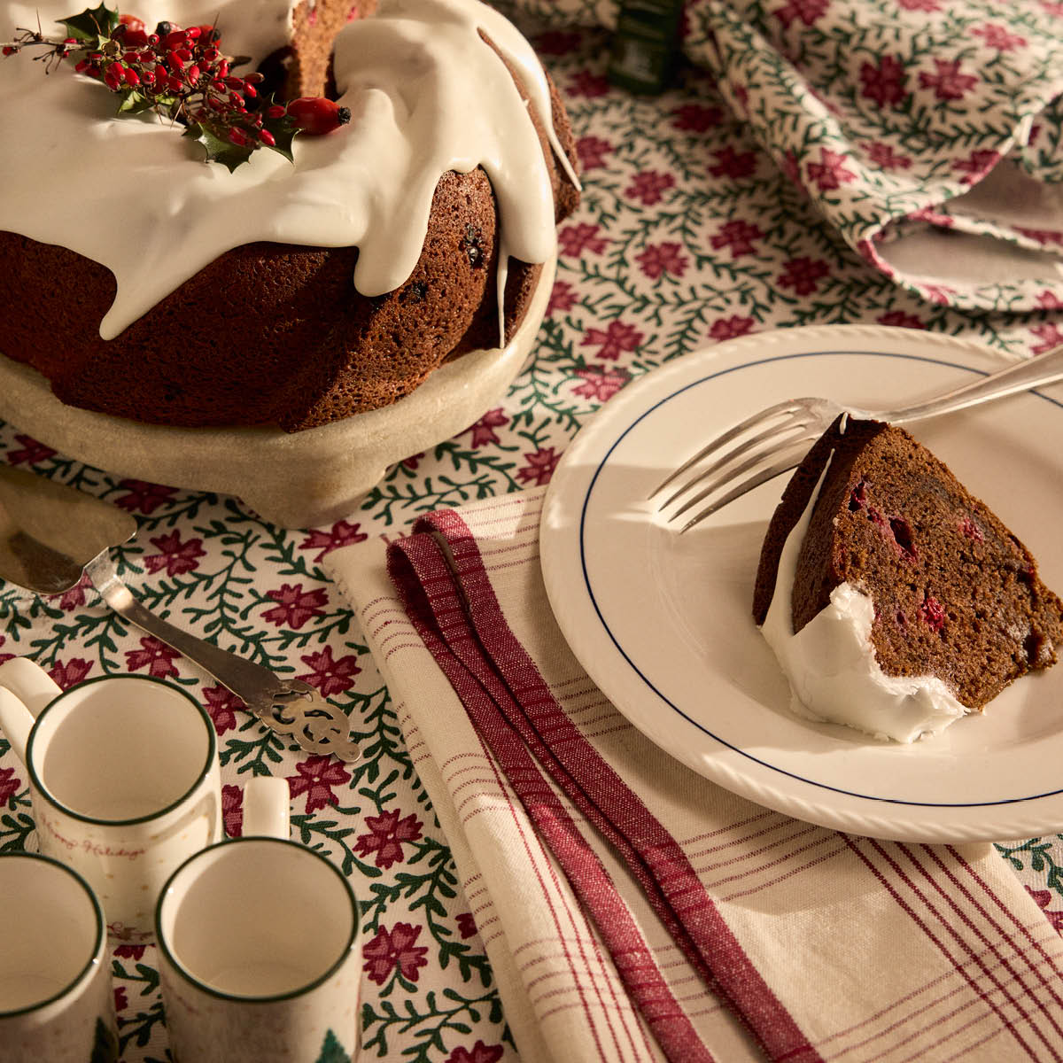 Lexington Original bomullsduk 150x250 cm blomstertrykk