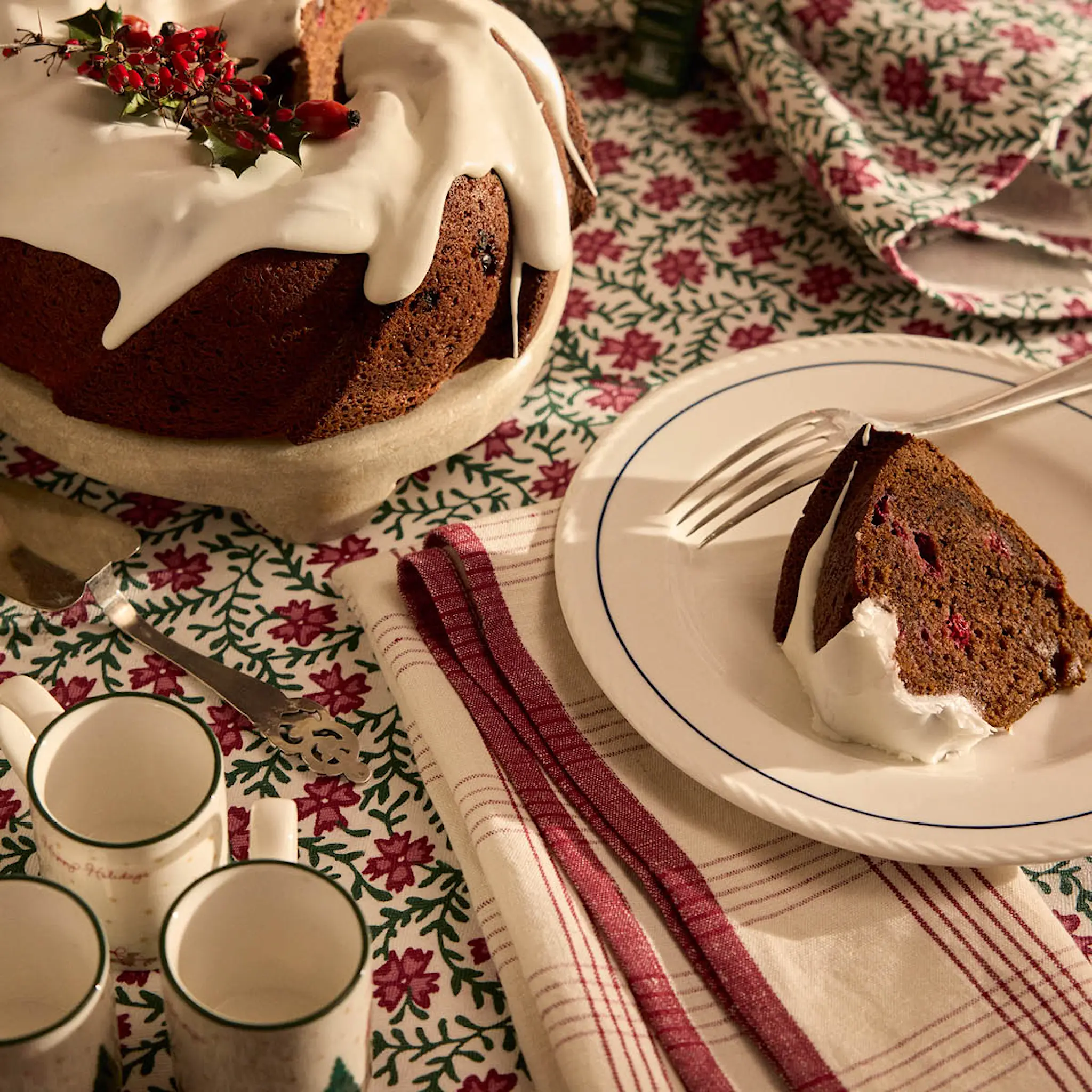 Lexington Original bomullsduk 150x250 cm blommönster