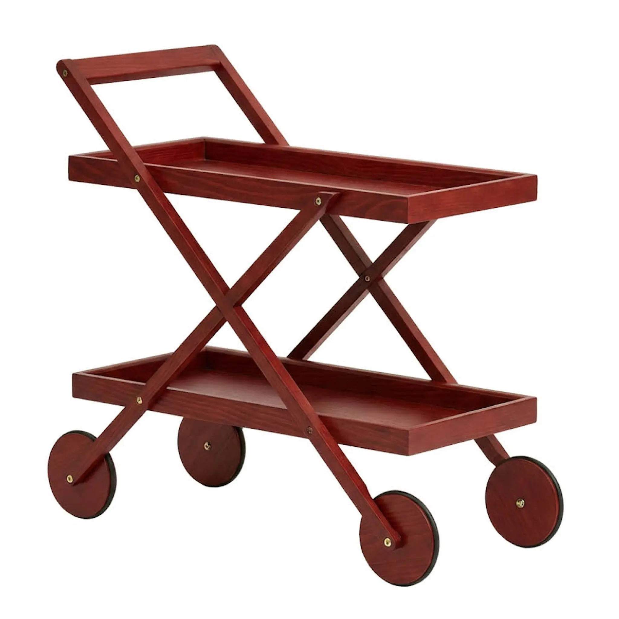 Design House Stockholm Exit Tarjoiluvaunu 82x41 cm Punainen