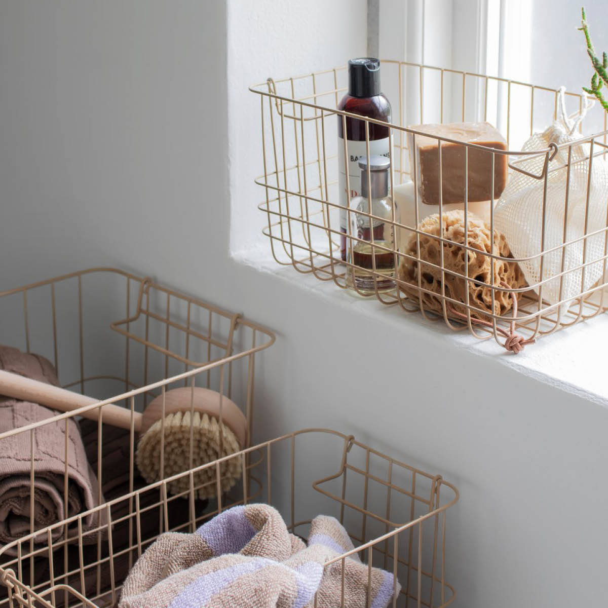 Mette Ditmer STORE-IT metallkorg 37x26x20 cm sand