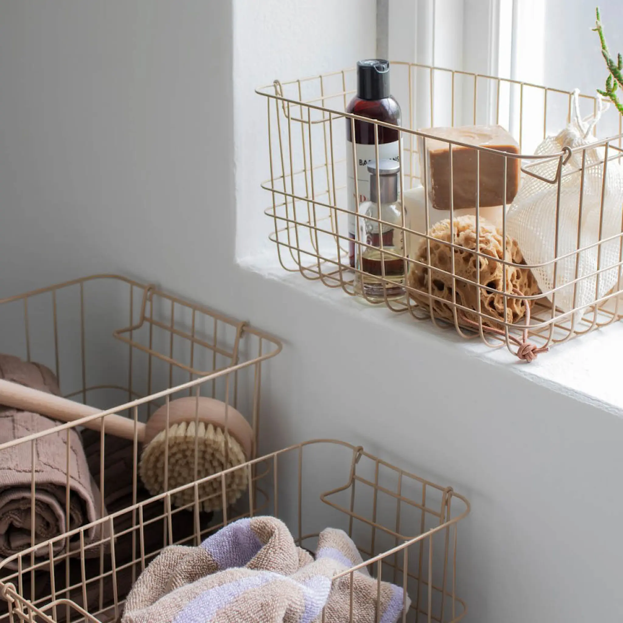 Mette Ditmer STORE-IT metallkorg 37x26x20 cm sand