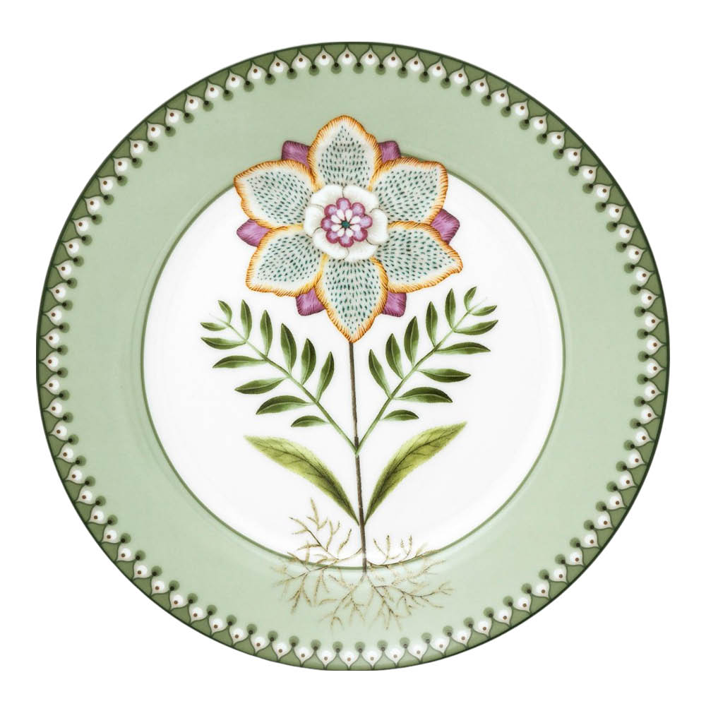 Pip Studio Lily & Lotus Lautanen 21 cm Vaaleanvihreä