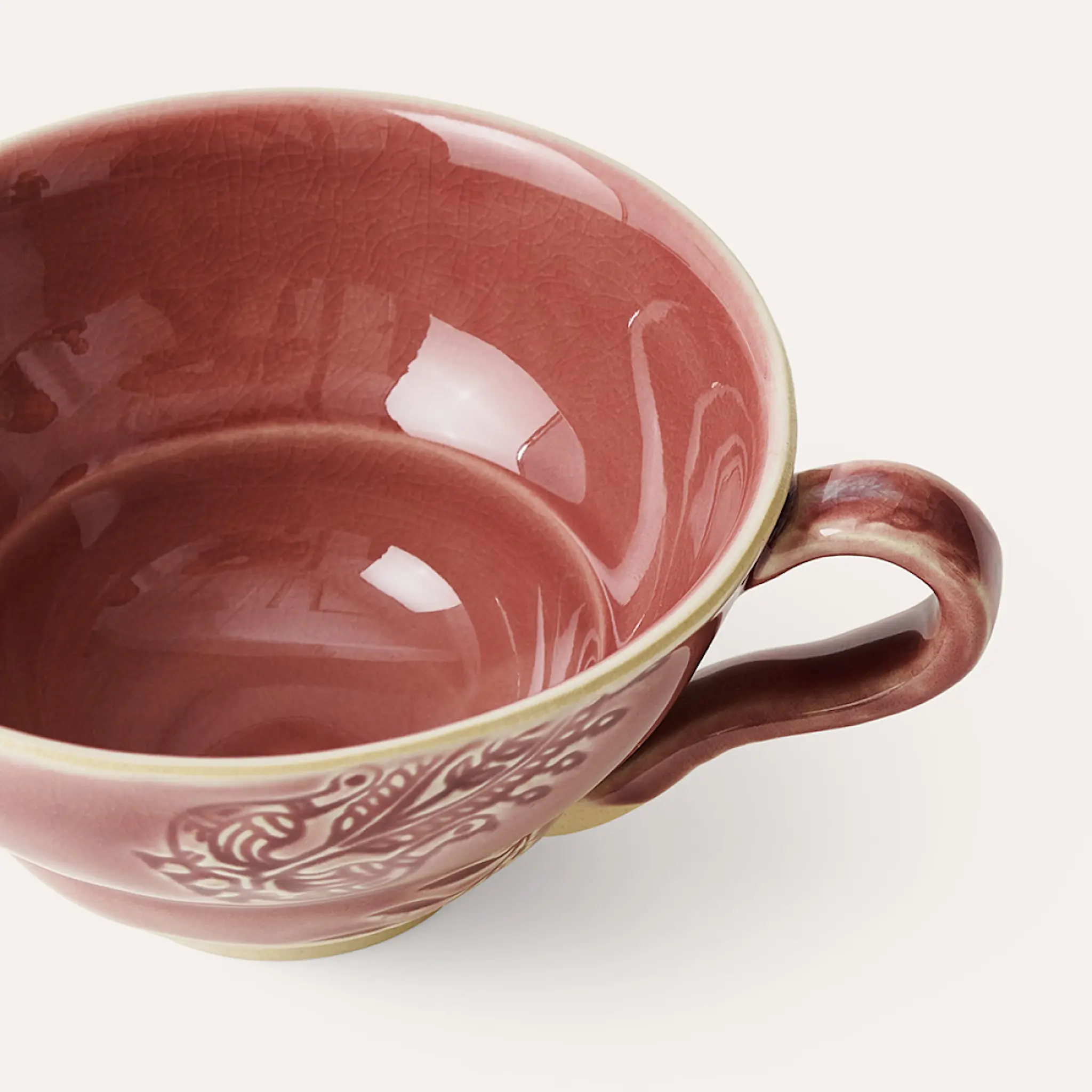 Sthål Arabesque Mugg med Öra 25 cl Old Rose