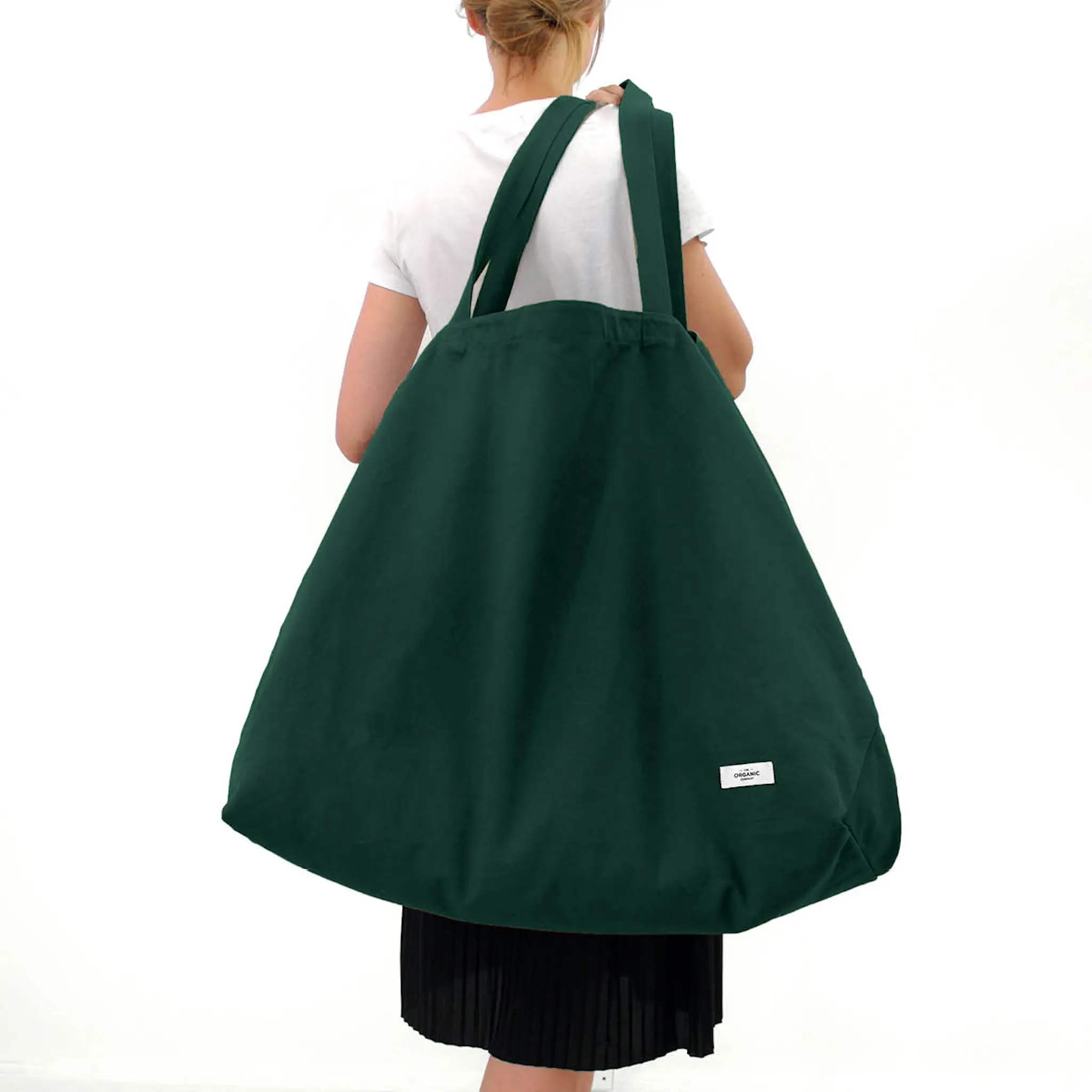 The Organic Company Big Long Bag laukku 35x45x90 cm tummanvihreä