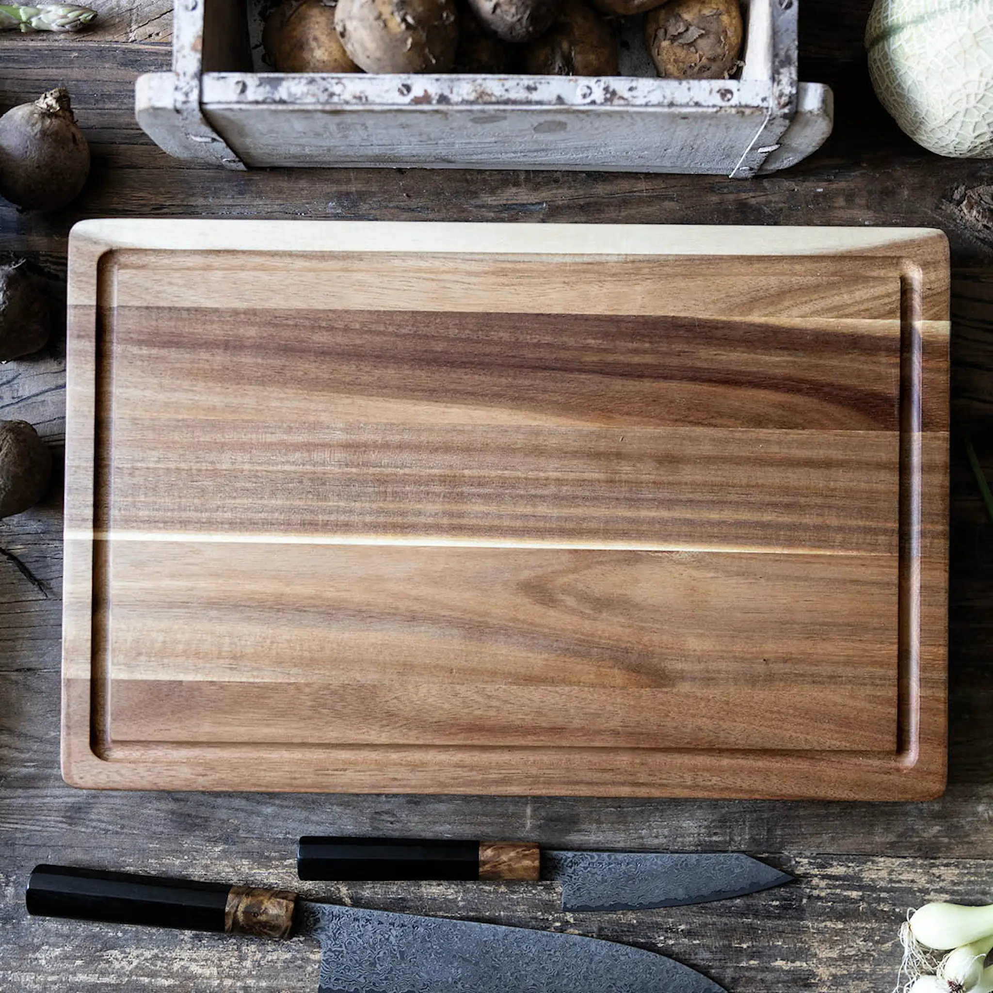 Satake Skjærebrett 43x28 cm akasie