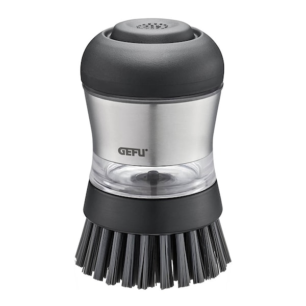 Swift diskborste med tvåldispenser 50 ml svart