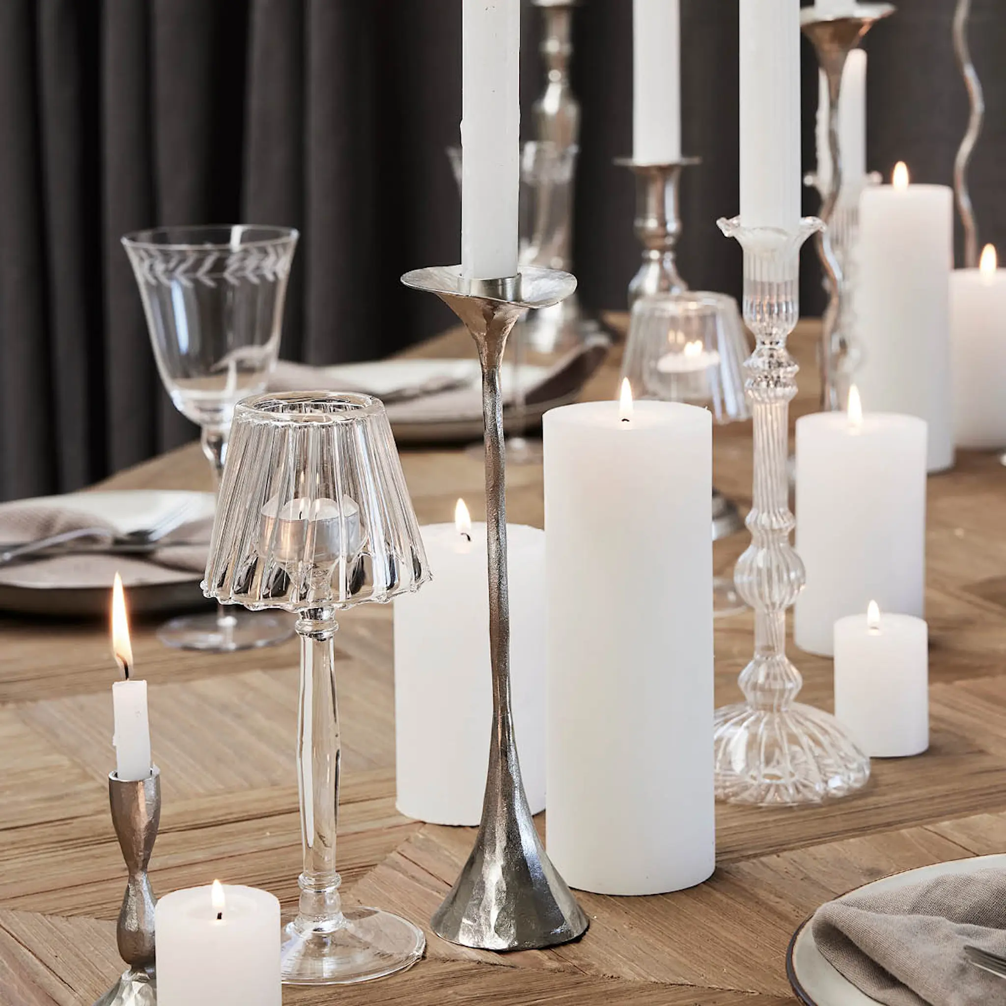 Lene Bjerre Asteria Kynttilälyhty 18 cm Kirkas