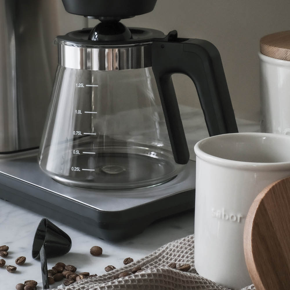 Sabor Ultimate kaffetrakter 1,25L svart/børstet