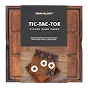 Tre i rad Tic-Tac-Toe 14x14 cm trä