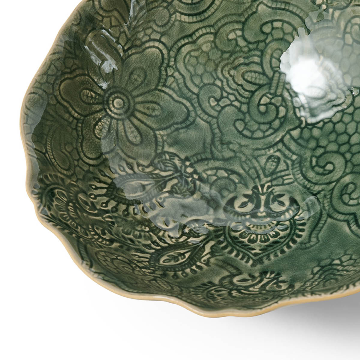 Sthål Arabesque skål 26 cm dusk