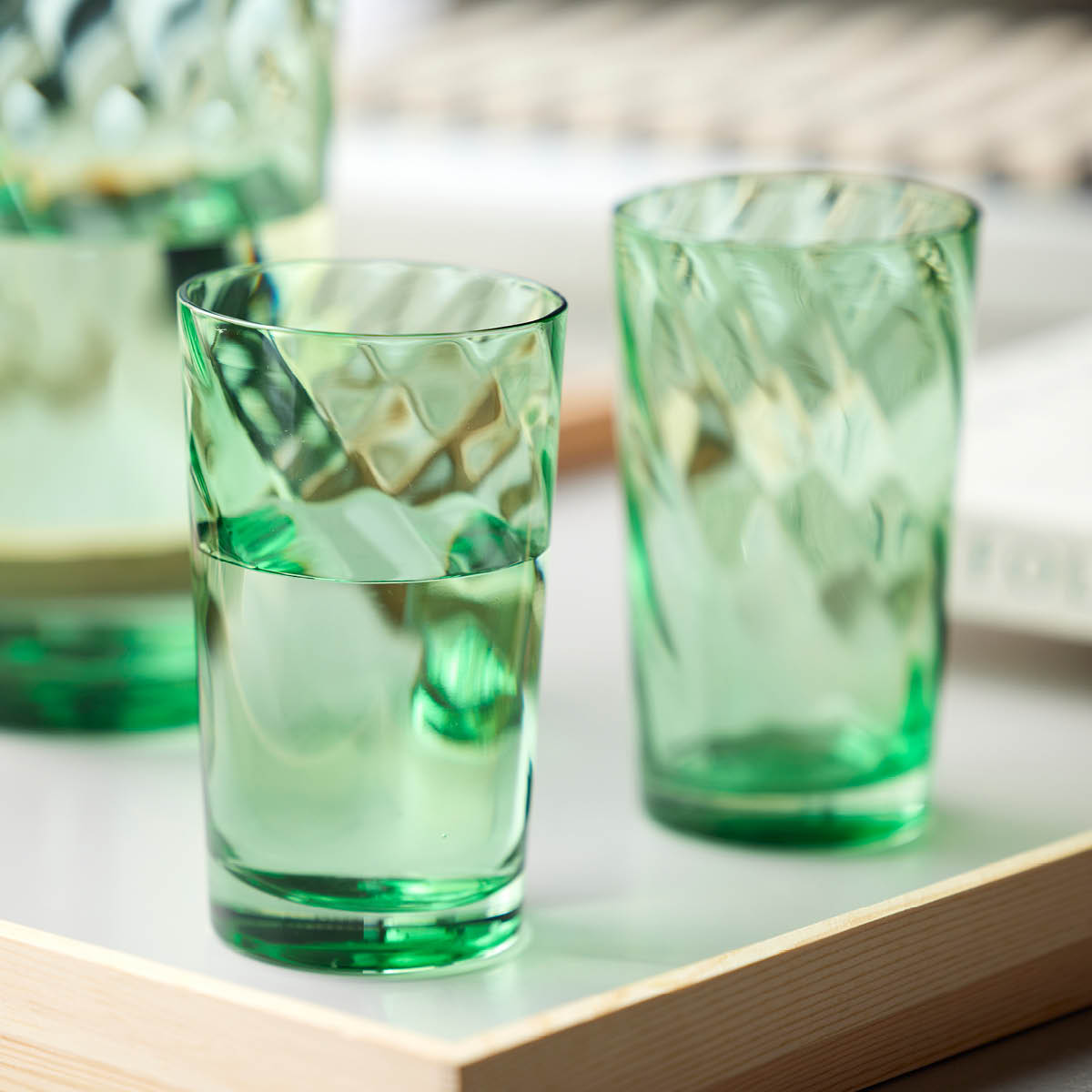 Lyngby Glas Vienna Highball Glas 40 cl 4-pack Grön