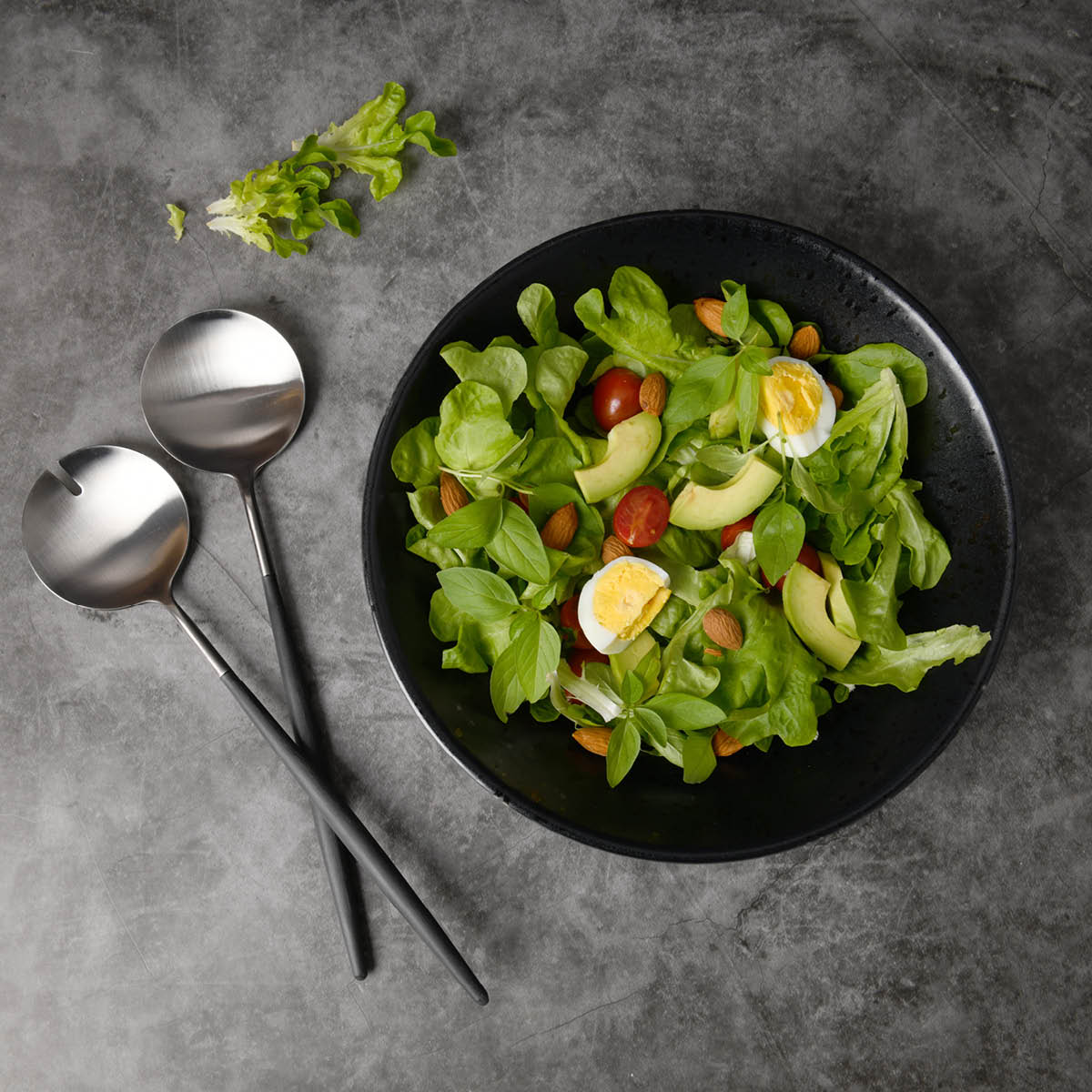 Modern House Black Satin pastatallerken 25,5 cm