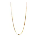 Steel - Essentials halsband kort unisex snake chain guld