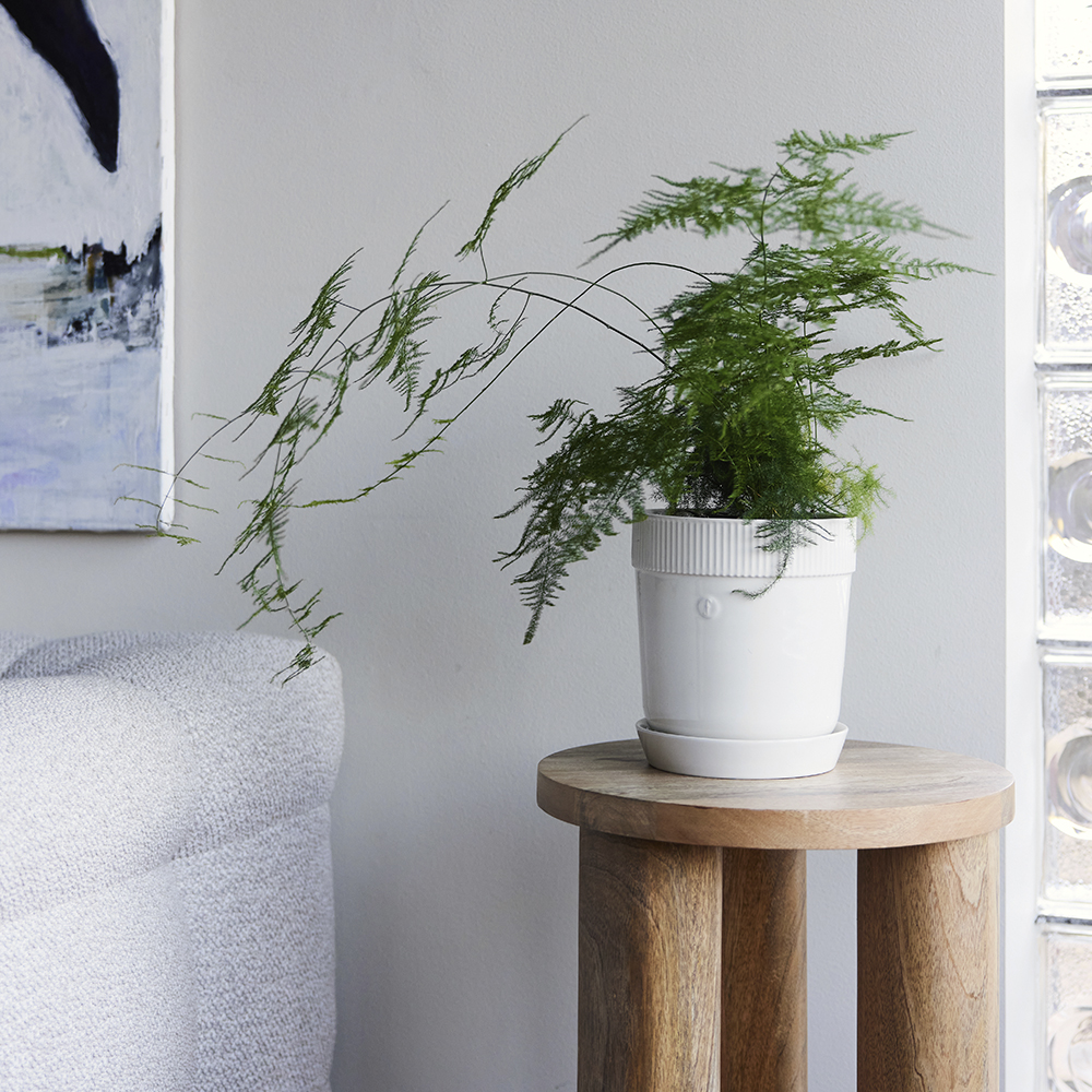 Sagaform Elise krukke 17x19 cm hvit