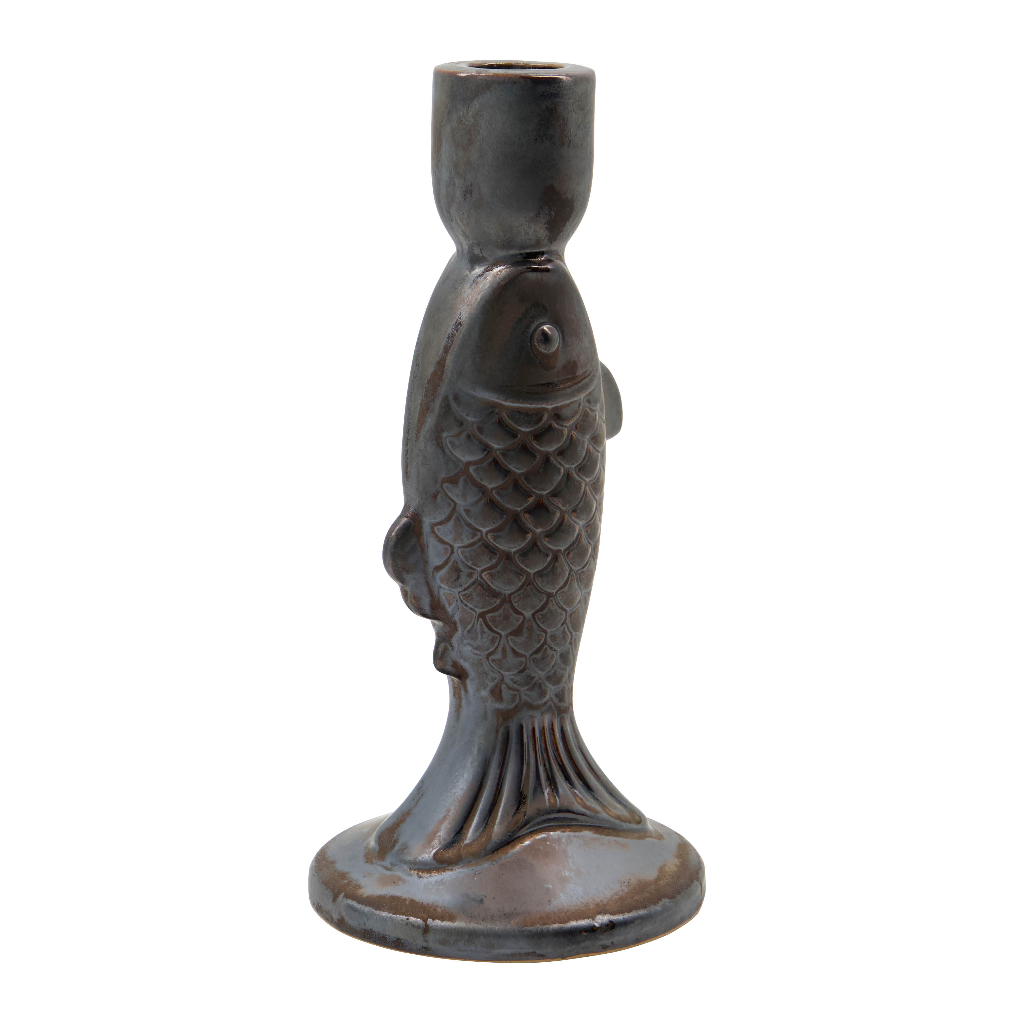House Doctor Rio ljusstake 20 cm svart metallic