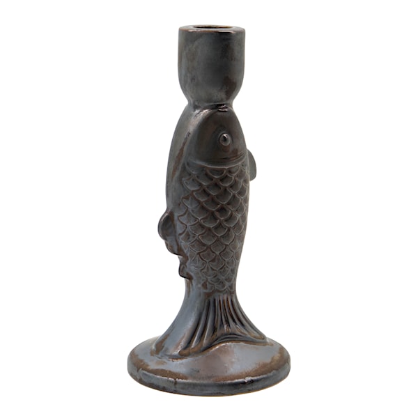 Rio ljusstake 20 cm svart metallic
