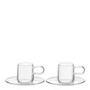 Viva espressokopp med fat 8 cl 2-pack