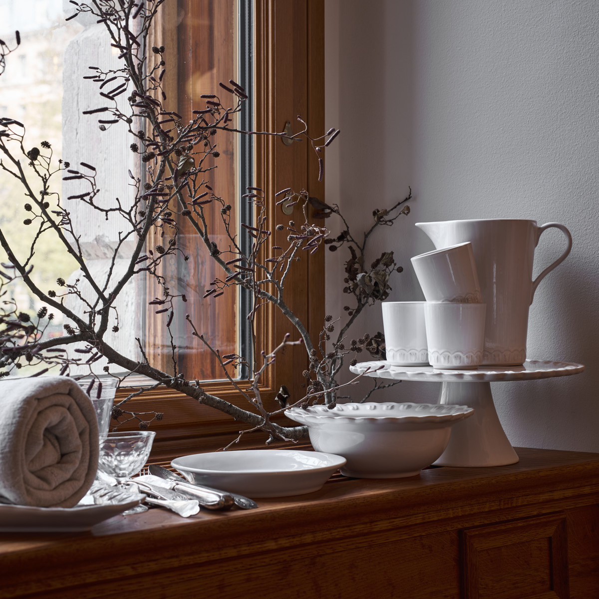 PotteryJo Tulipa Kopp 20 cl 2-pack Vit