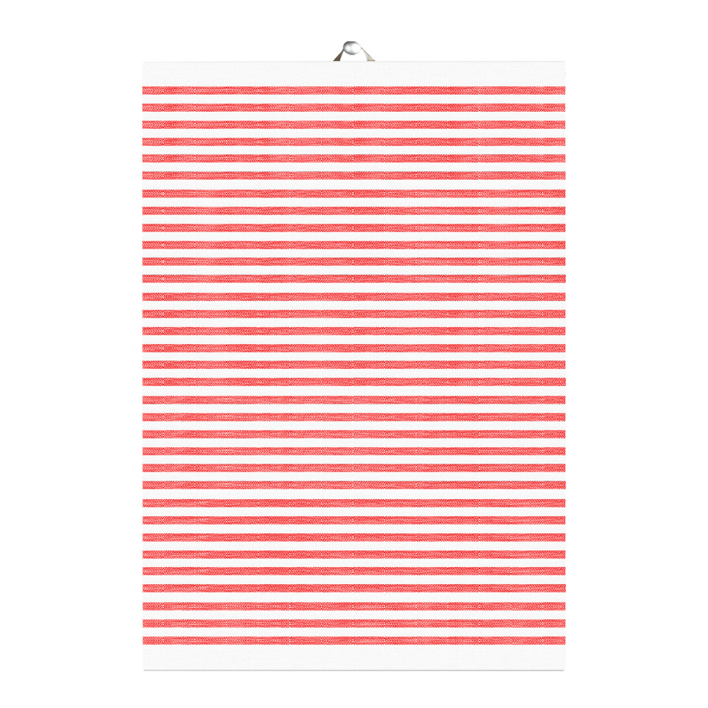 Ekelund Tvärs kjøkkenhåndkle 35x50 cm rød