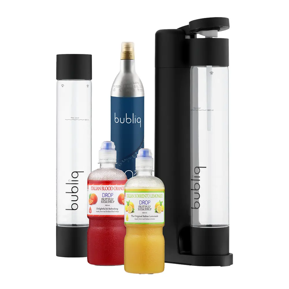 Bubliq Hiilihapotuslaite Value Pack Mattamusta