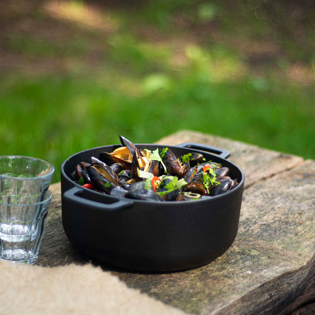 Combekk Gjutjärnsgryta 24 cm 3,8 L svart