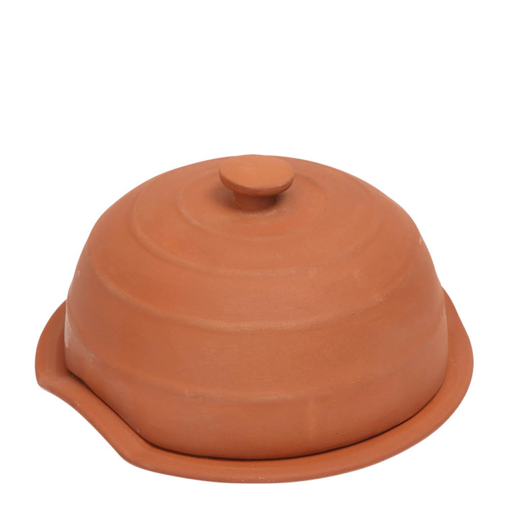 Dexam Terracotta ugnsform för ost med lock 17,5 cm