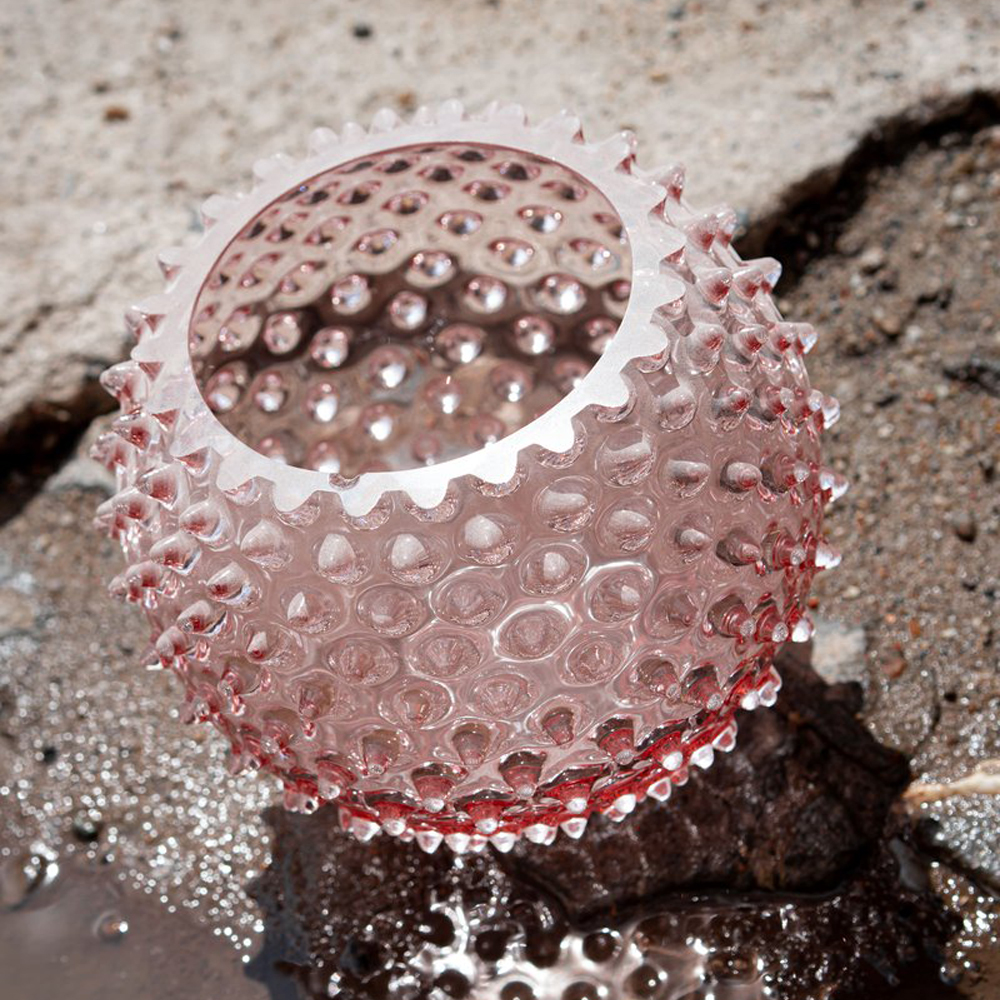 Klimchi Hobnail vase 25 cm rosaline