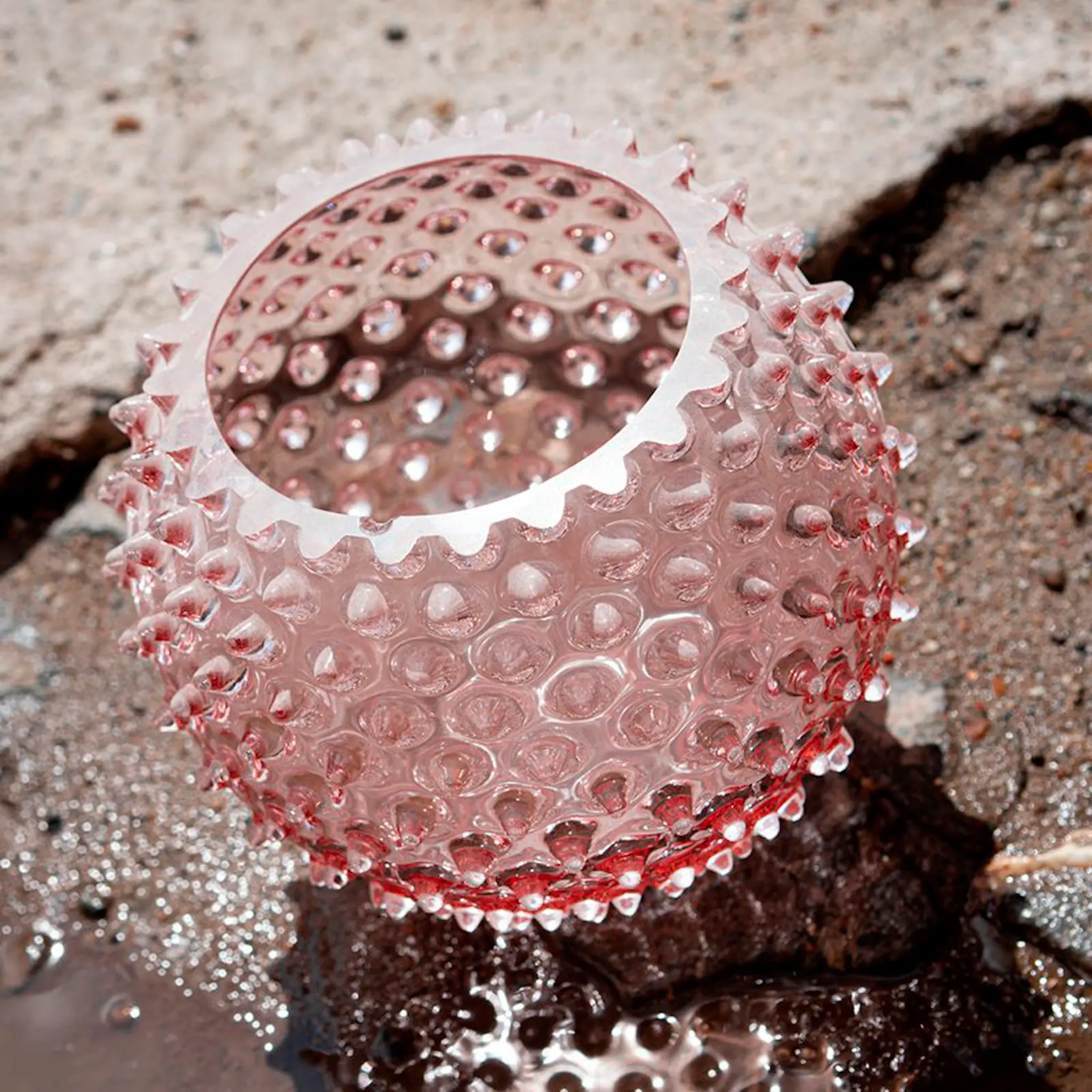 Klimchi Hobnail vas 25 cm rosaline