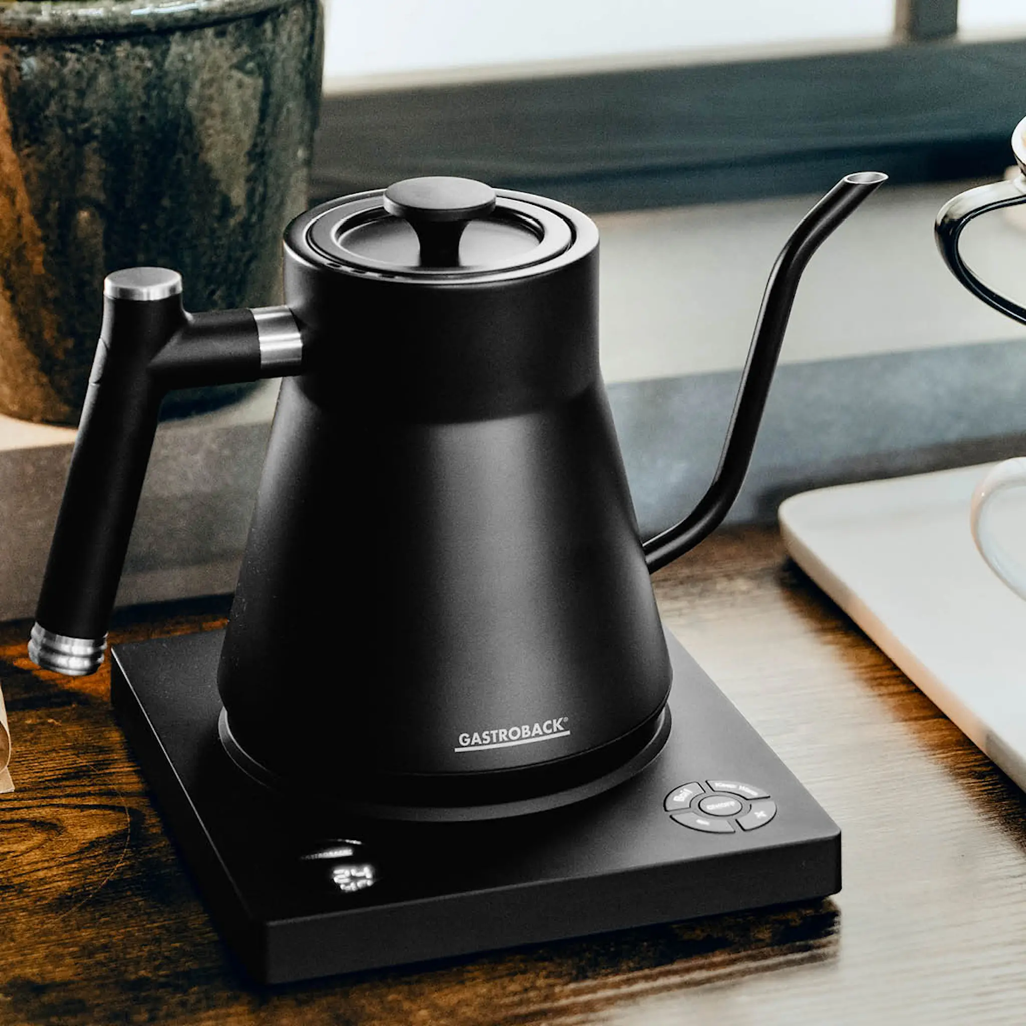 Gastroback Design Pour Over vannkoker sølv hover