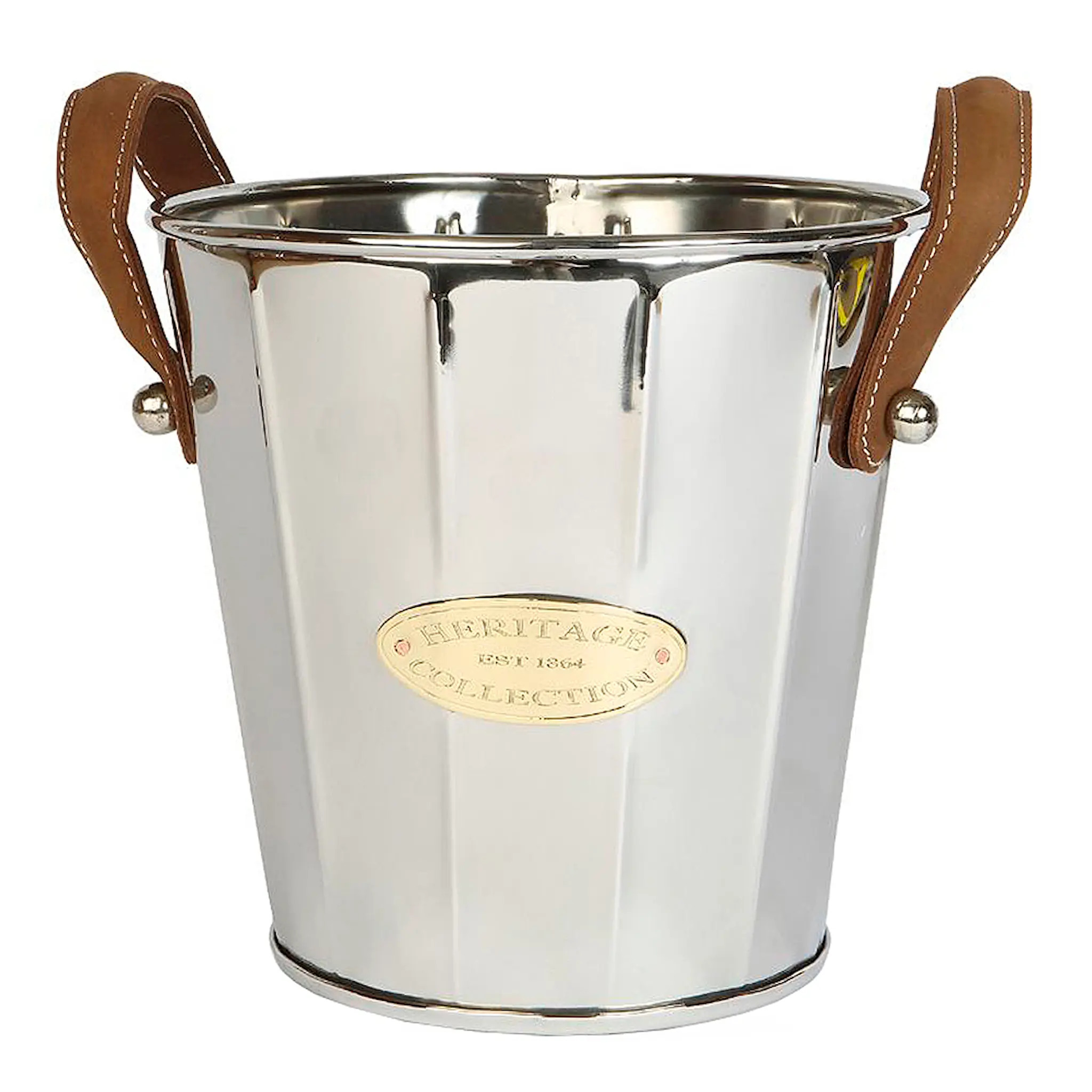 Culinary Concepts Heritage vinkjøler med lærhåndtak sølv