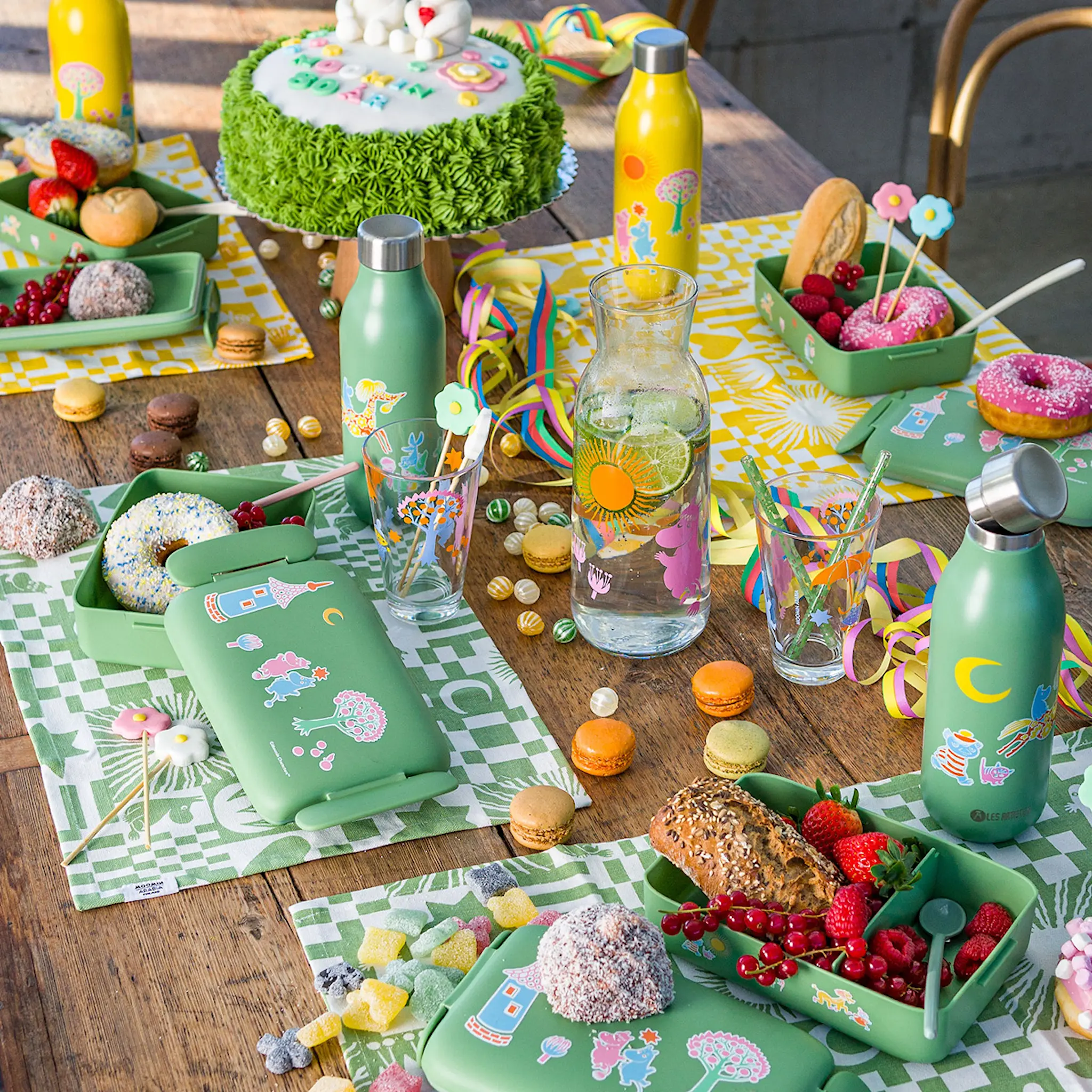 Modern House Muumi Juhlat Pilli 6 kpl Vihreä