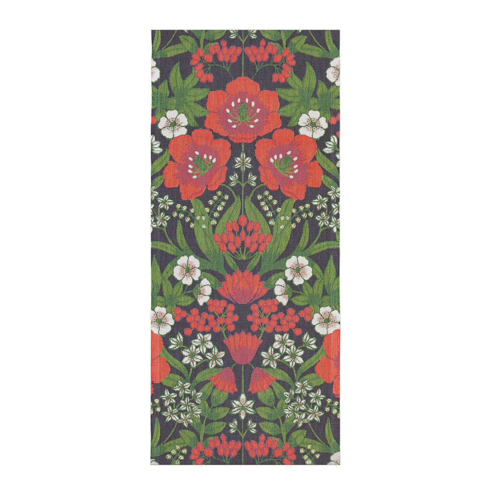 Ekelund - Julblommor Kaitaliina 35x80 cm Punainen
