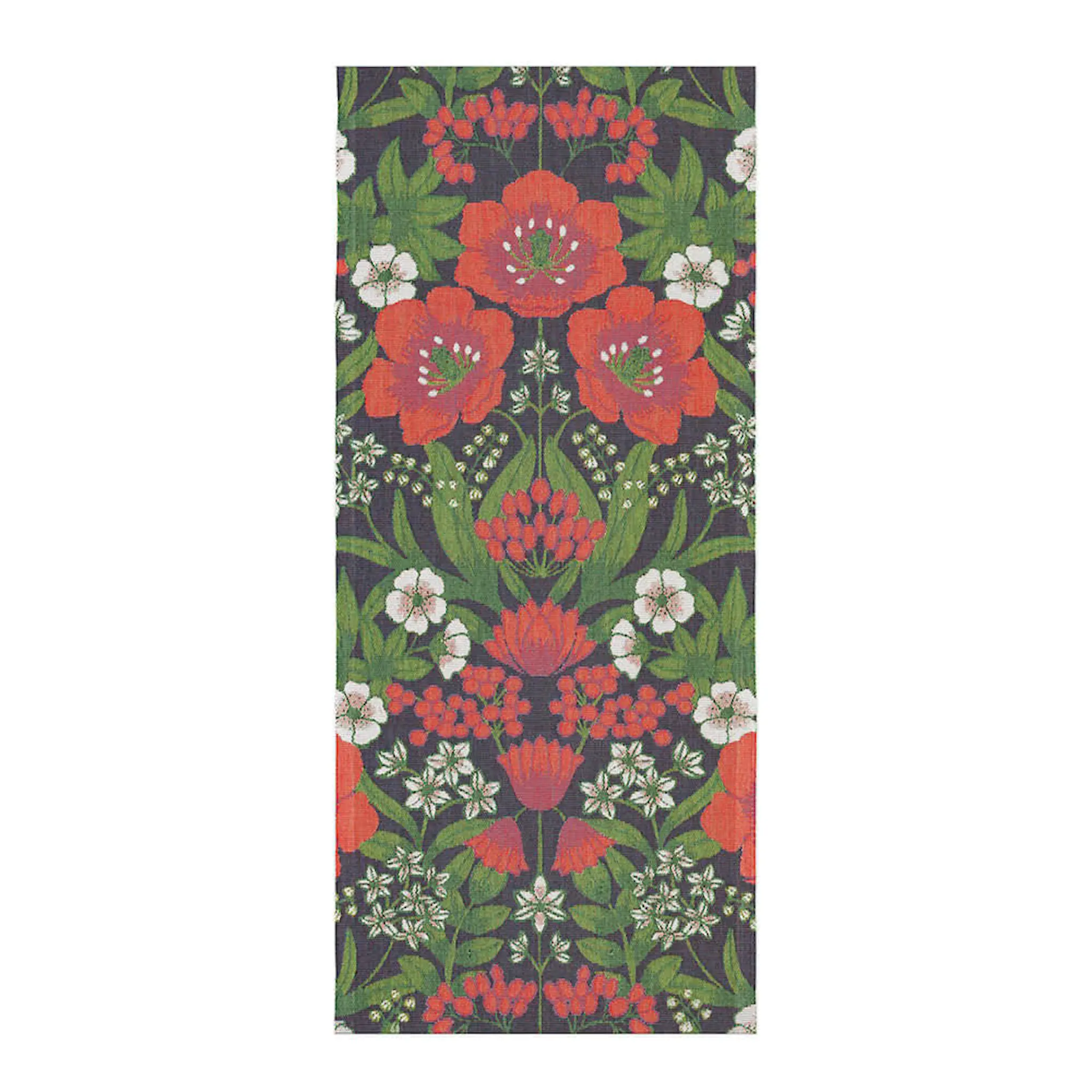 Ekelund Julblommor bordslöpare 35x80 cm röd