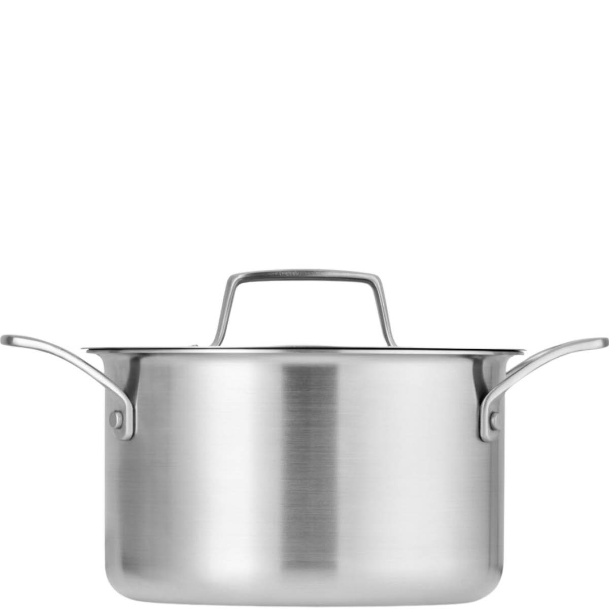 Le Creuset Essential 3-Ply gryta djup 18 cm 2,8 L med lock