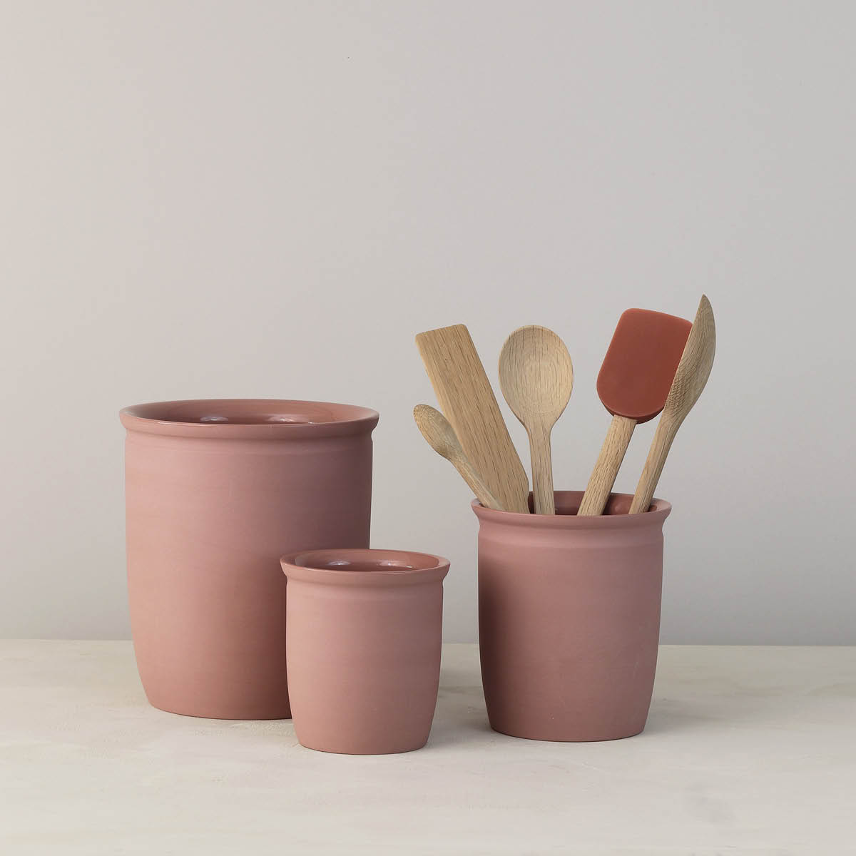 Knabstrup Keramik Knabstrup Säilytin 0,5 L Dark Rose