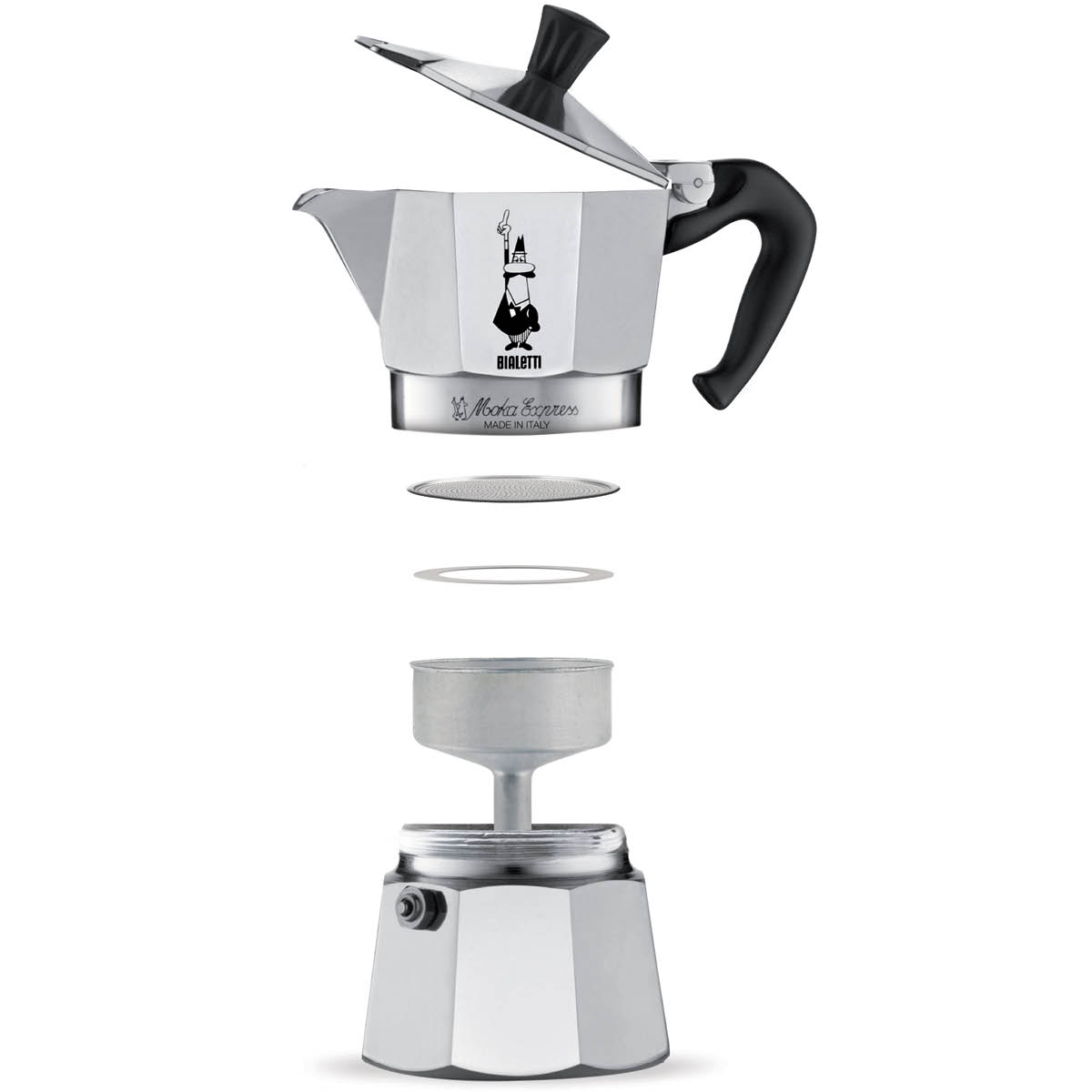 Bialetti Mokka Express 6 Koppar
