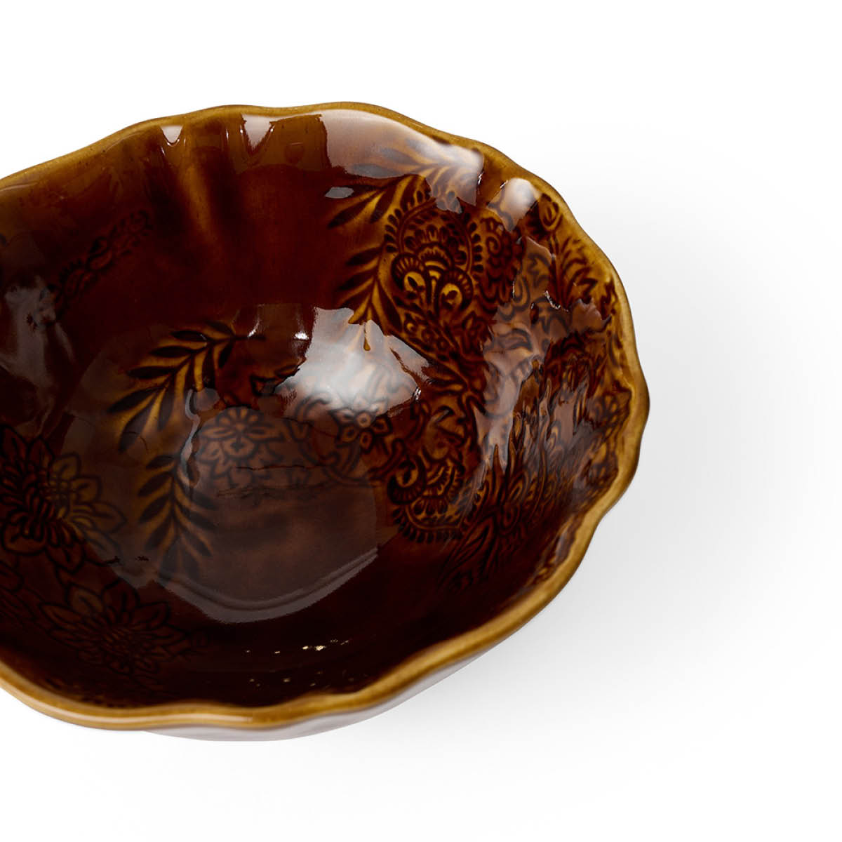 Sthål Arabesque suppeskål 50 cl coffee