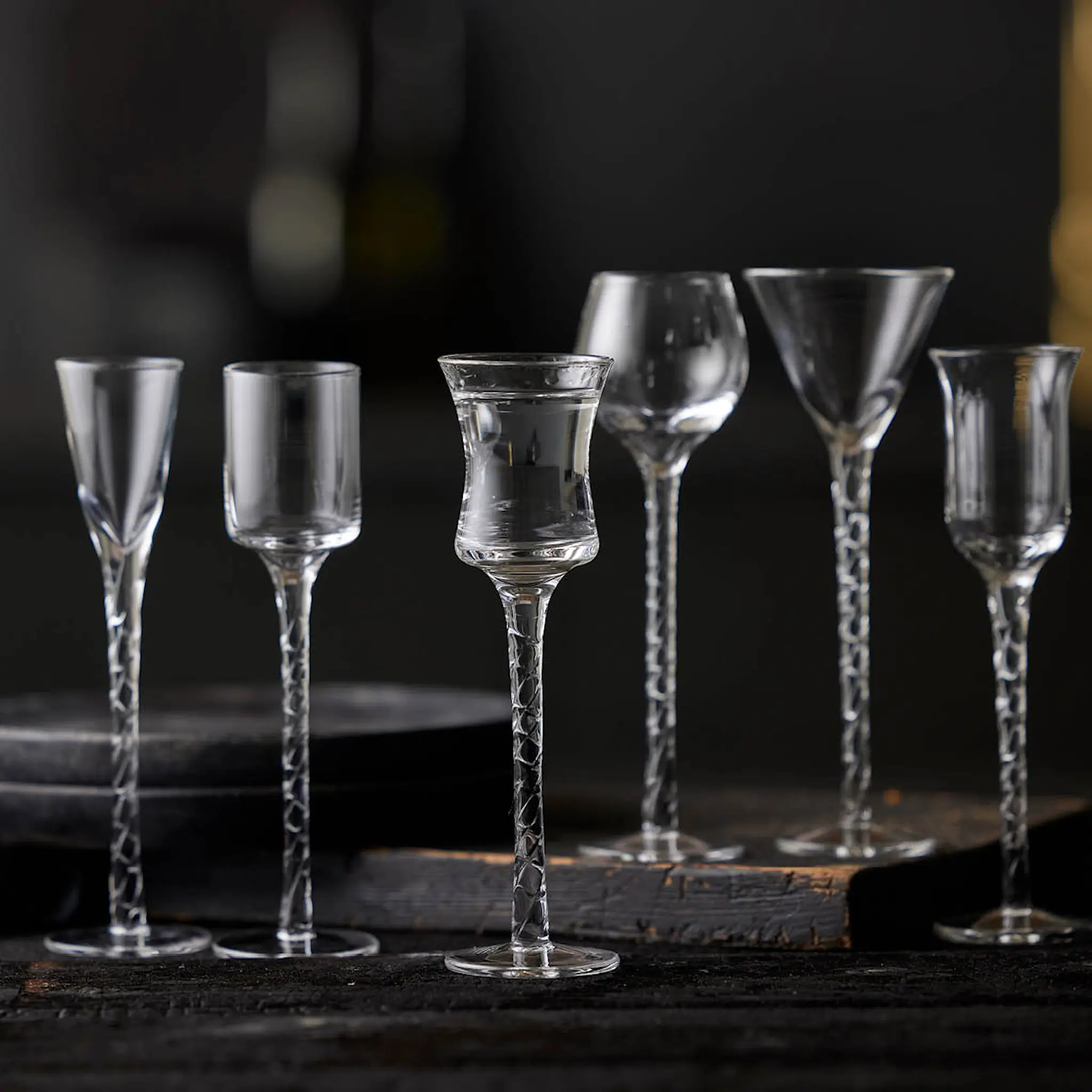 Lyngby Glas Snapsilasi Rommi 18 cm 6 kpl Kirkas