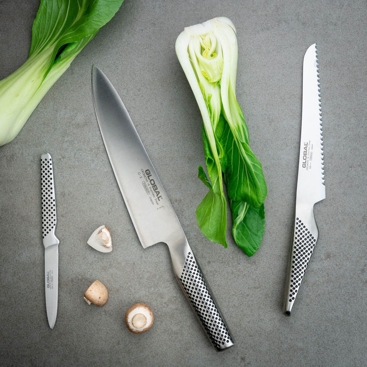 Global Classic knivsett 3 deler G-2/GS-61/GSF-15