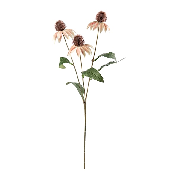 Solhatt konstgjord snittblomma 48 cm persika