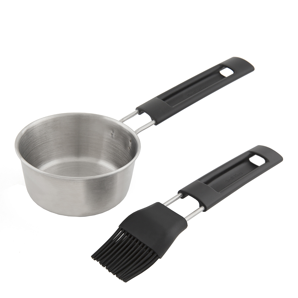 Broil King Glaseeraussetti 2 osaa Teräs/Silikoni