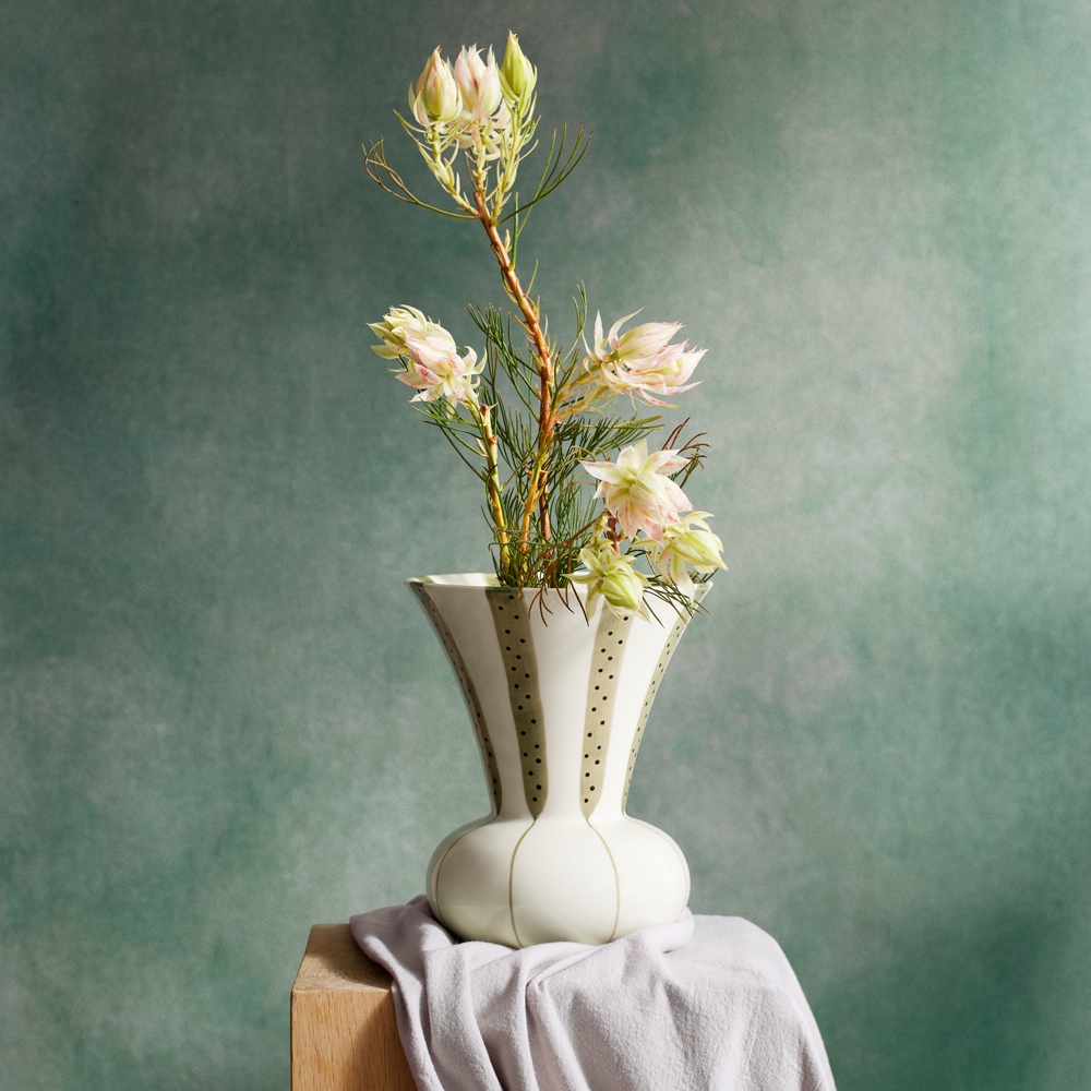 Kähler Signature Maljakko 20 cm Vihreä