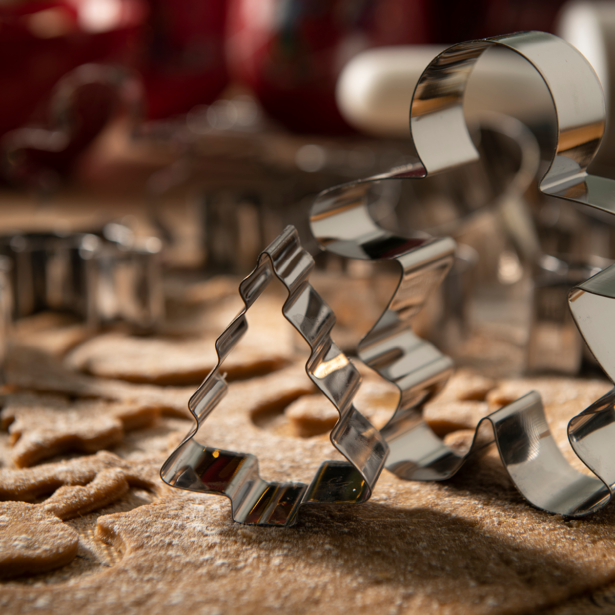 Modern House bAYk Piparkakkumuotti Joulukuusi Hopea